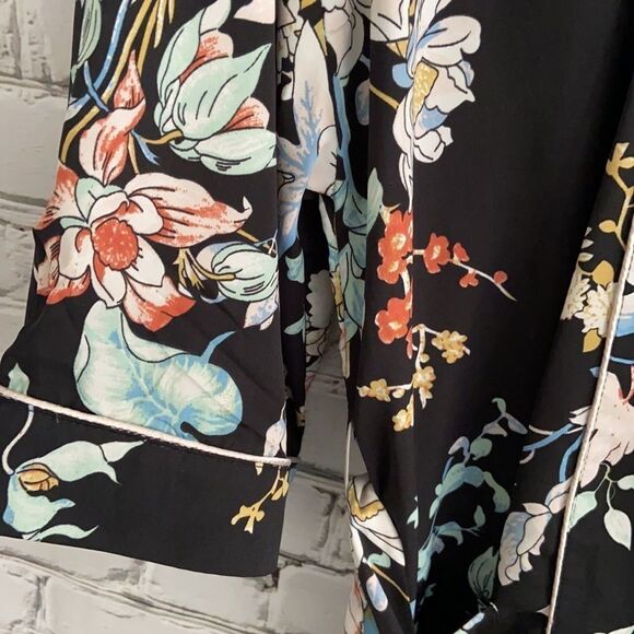 BLEUH Ciel Kimono Style Duster Cardigan Top Floral - Picture 4 of 7